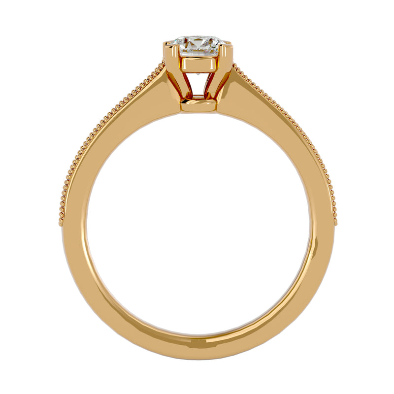 Beautiful Antique Diamond Engagement Elegant Ring For Her (0.5 Ct.)