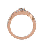 Diamond Wedding Band & Engagement Ring Set (0.50 Ct.)