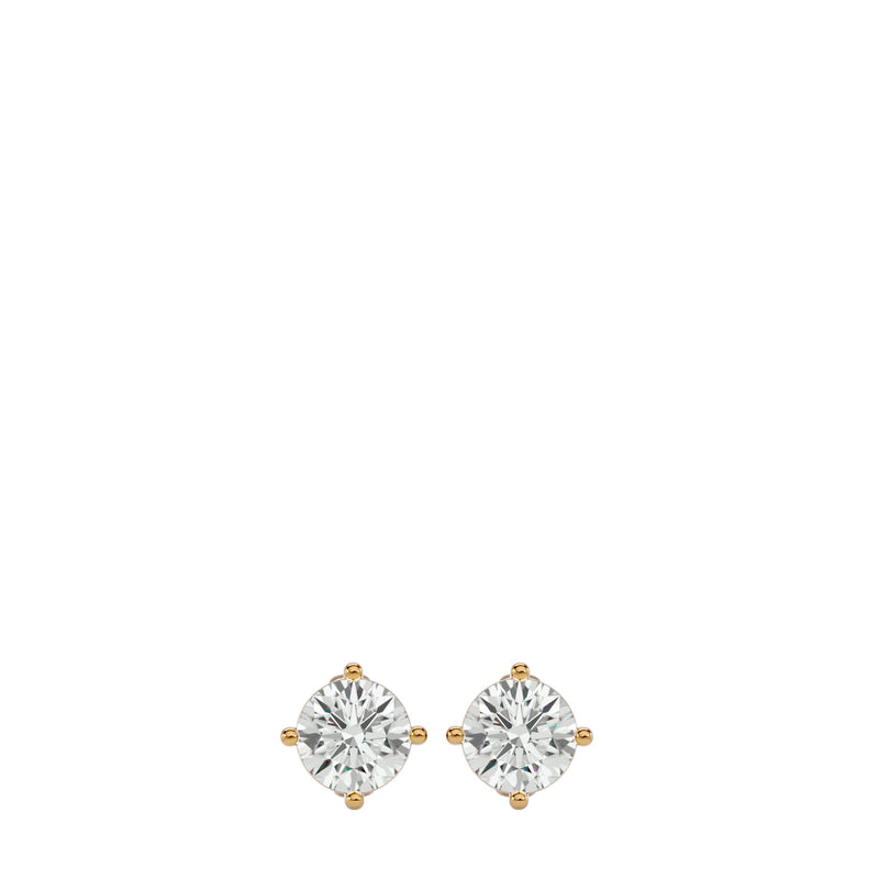 Diamond Round Stud Earrings (1 Ctw.)