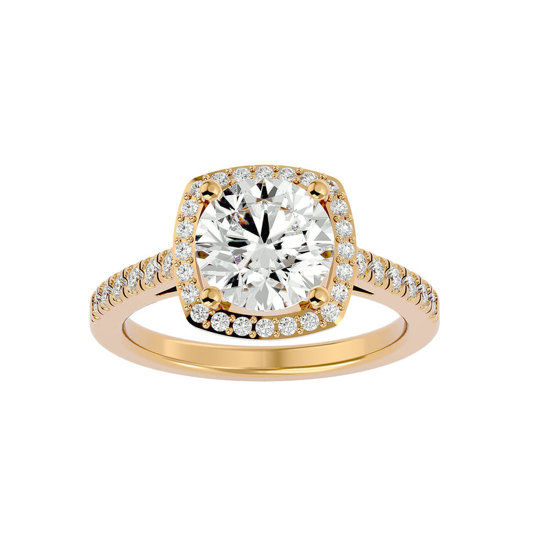 Diamond Halo Engagement Ring (1.9 Ct.)