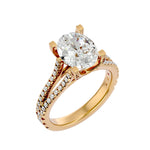 Diamond Sidestone Engagement Ring (2.4 Ct.)
