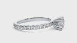 Diamond Sidestone Engagement Ring (1.5 Ct.)