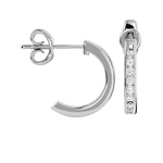 Diamond Hoop Earrings (0.54 Ctw.)