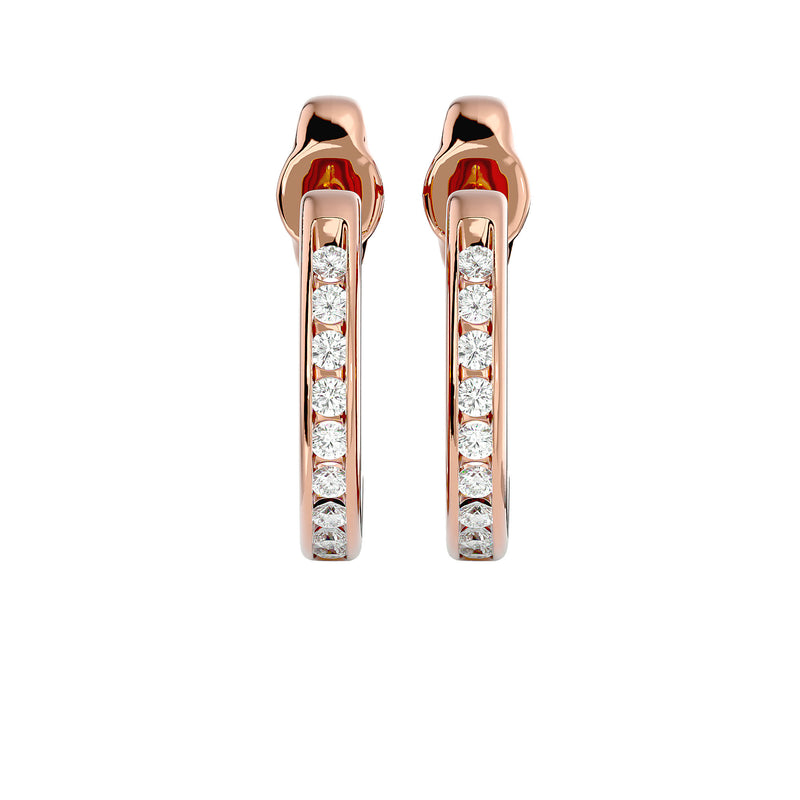 Diamond Hoop Earrings (0.54 Ctw.)