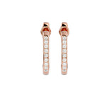 Diamond Hoop Earrings (0.92 Ctw.)