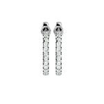 Diamond Hoop Earrings (0.7 Ctw.)