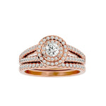 Diamond Wedding Band & Engagement Ring Set (0.30 Ct.)