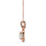 Beautiful Halo Diamond on Bail Pendant Necklace For Ladies (1.5 Ct.)