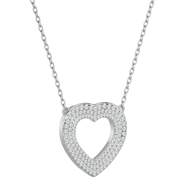 Heart Diamond Pendant (0.26 Ctw.)