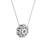 Women's Floral Halo Diamond Pendant Necklace (0.3 Ct.) Online