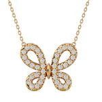 Ladies Ribbon Diamond Pendant Necklace Online (0.84 Ctw.)