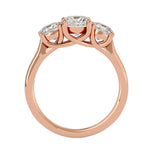 Three-Stone Diamond Engagement Ring (1.2 Ct.)