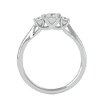 Three-Stone Diamond Engagement Ring (0.60 Ct.)