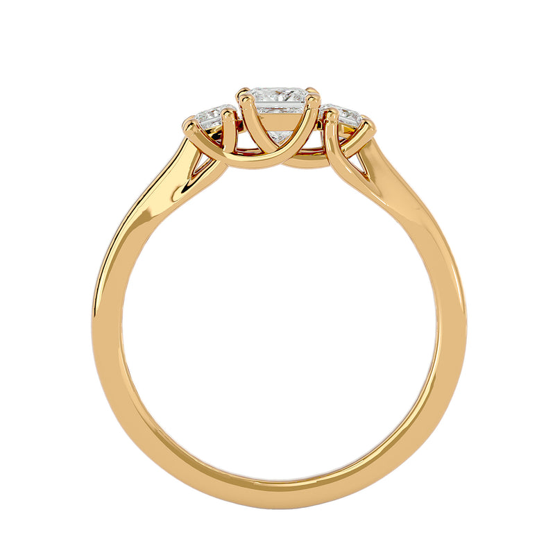 Three-Stone Diamond Engagement Ring (0.30 Ct.)