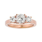 Three-Stone Diamond Engagement Ring (1.4 Ct.)