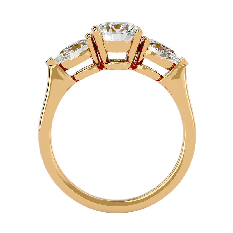 Three-Stone Diamond Engagement Ring (1.2 Ct.)