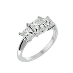Three-Stone Diamond Engagement Ring (1.1 Ctw.)