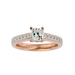 Diamond Sidestone Engagement Ring (1.1 Ct.)