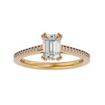 Diamond Sidestone Engagement Ring (1.2 Ct.)