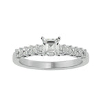 Diamond Sidestone Engagement Ring (0.40 Ct.)