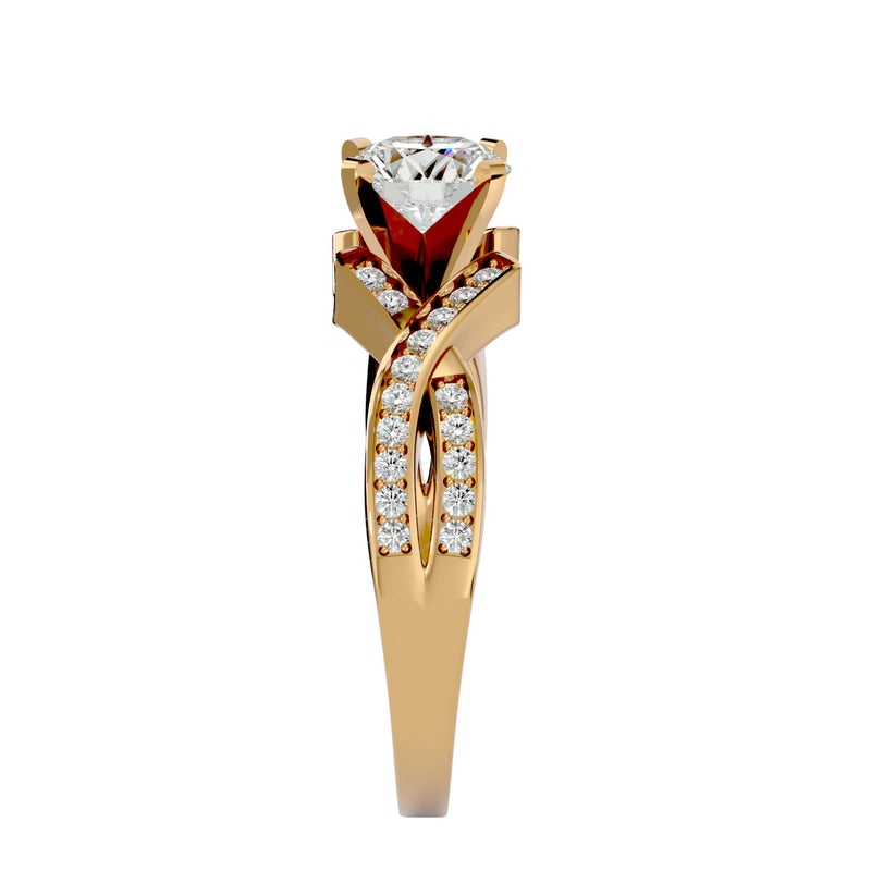 Diamond Sidestone Engagement Ring (1.9 Ct.)