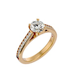 Diamond Sidestone Engagement Ring (1.2 Ctw.)