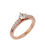 Diamond Sidestone Engagement Ring (0.20 Ct.)