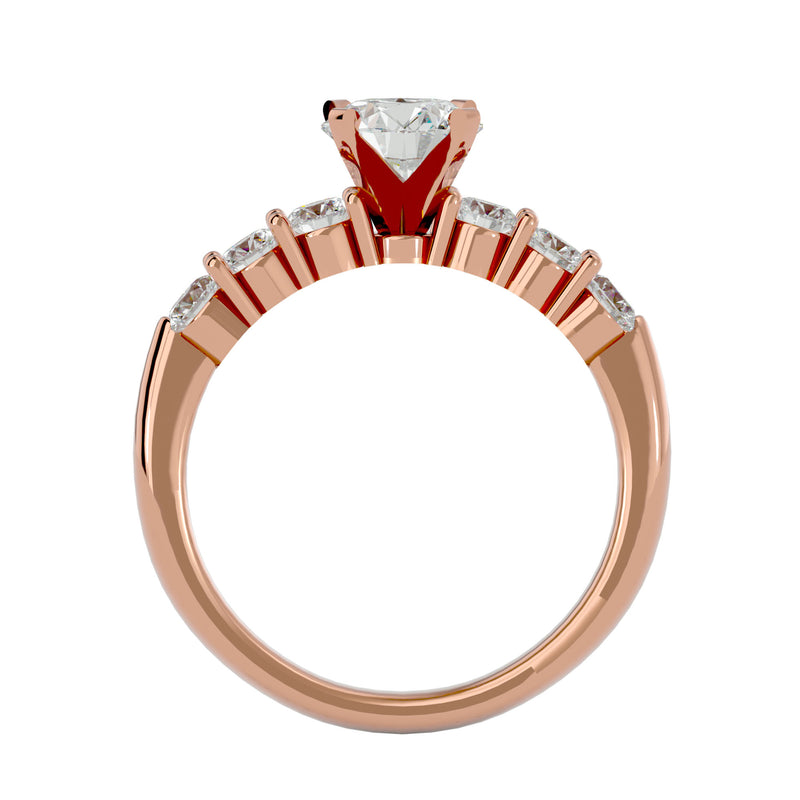Seven-Stone Diamond Engagement Ring (0.20 Ct.)