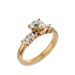 Five-Stone Diamond Engagement Ring (0.10 Ct.)