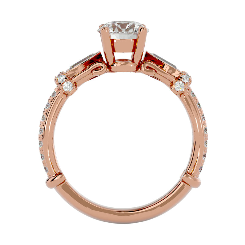 Unique Diamond Engagement Ring (1 Ct.)