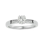 Antique Diamond Engagement Ring (0.70 Ct.)