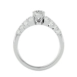 Diamond Sidestone Engagement Ring (0.50 Ct.)