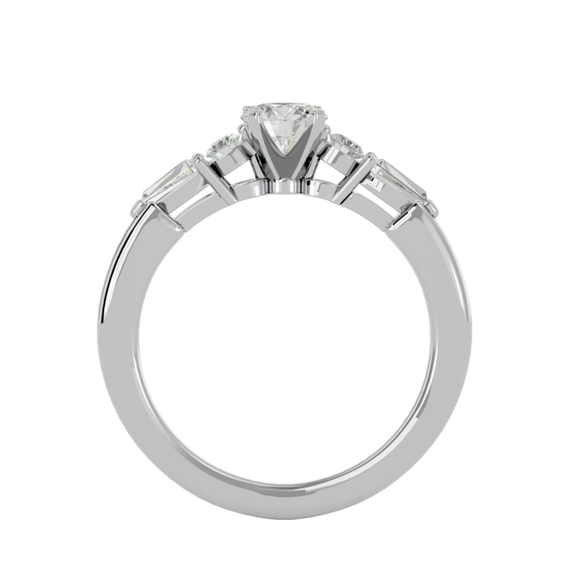 Five-Stone Diamond Engagement Ring (0.50 Ct.)