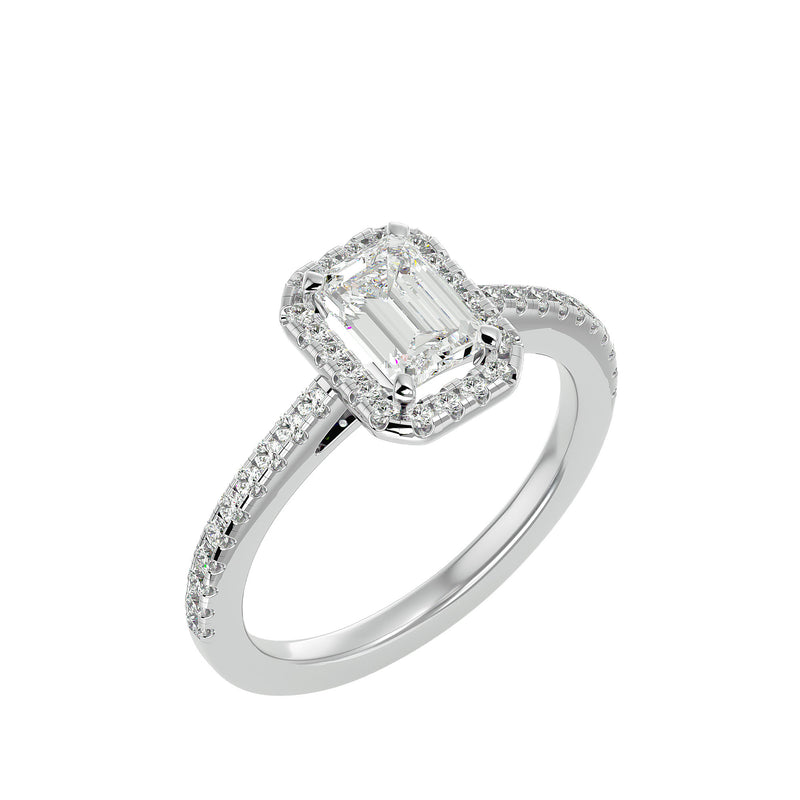 Diamond Halo Engagement Ring (1.3 Ct.)