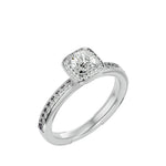 Diamond Halo Engagement Ring (0.70 Ct.)