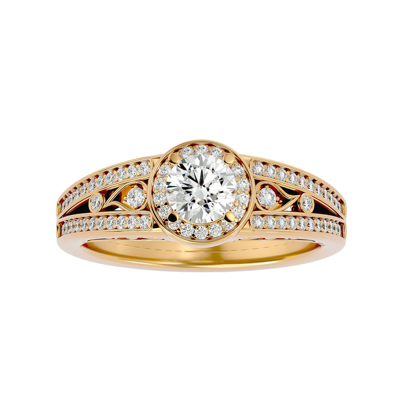 Antique Diamond Engagement Ring (0.70 Ct.)