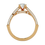 Antique Diamond Engagement Elegant Ring For Ladies (0.51 Ct.)