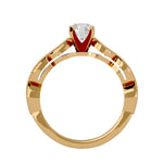 Antique Diamond Halo Engagement Ring (0.80 Ct.)