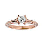 Unique Diamond Engagement Ring (0.70 Ct.)