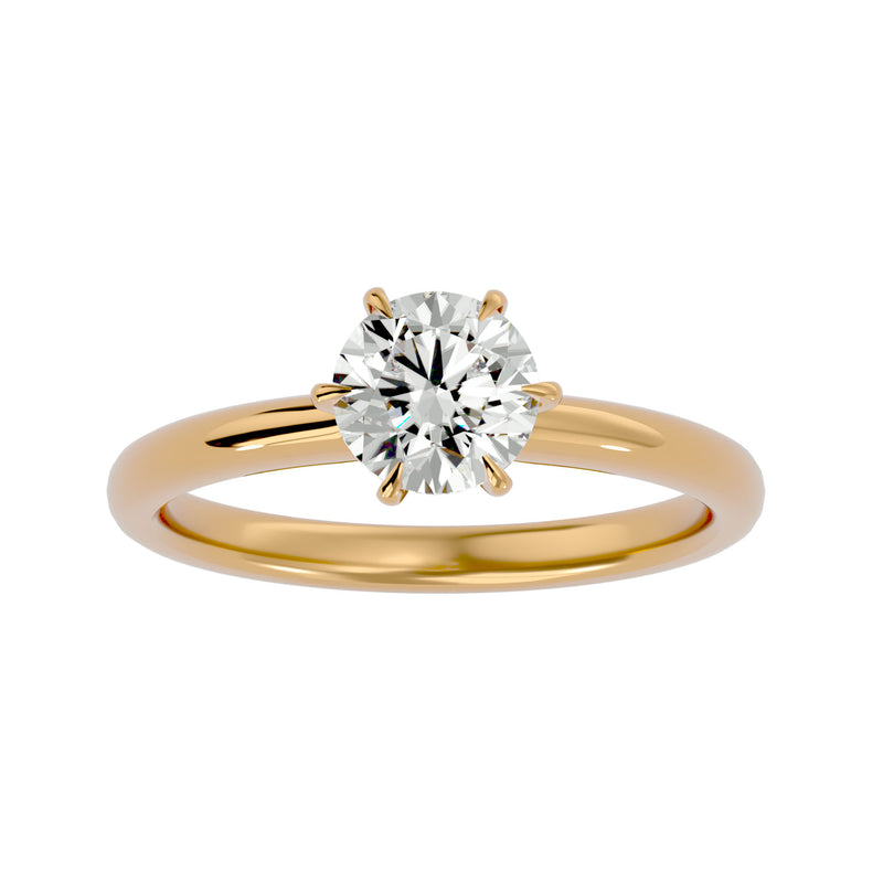 Diamond Sidestone Engagement Ring (1 Ct.)
