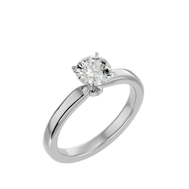 Solitaire Diamond Engagement Ring (0.60 Ctw.)