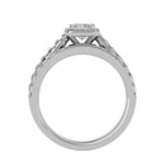 Diamond Wedding Band & Engagement Ring Set (0.40 Ct.)