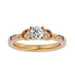 Unique Diamond Engagement Ring (0.30 Ct.)