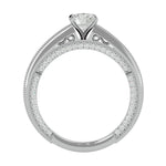 Antique Diamond Halo Engagement Ring (0.60 Ct.)