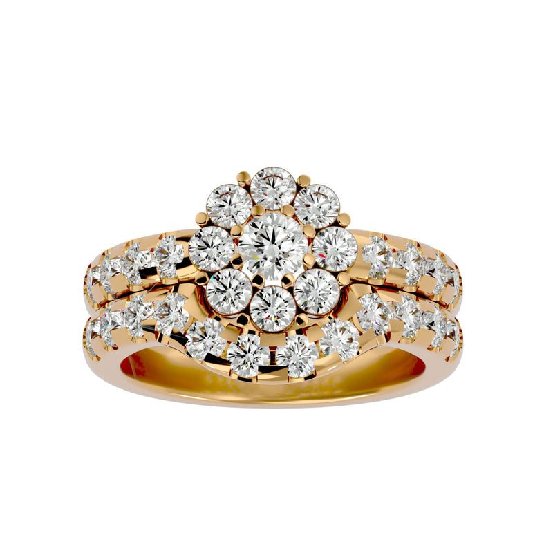Diamond Engagement Ring and Wedding Band Set (0.20 Ct.)