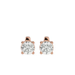 Diamond Round Stud Earrings (0.80 Ctw.)