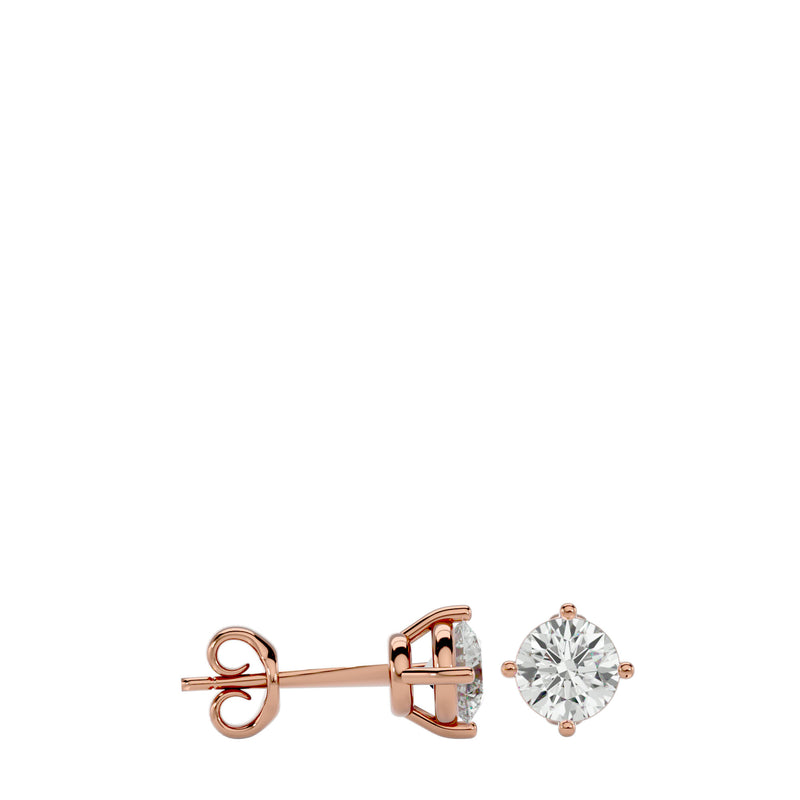 Diamond Round Stud Earrings (1 Ctw.)