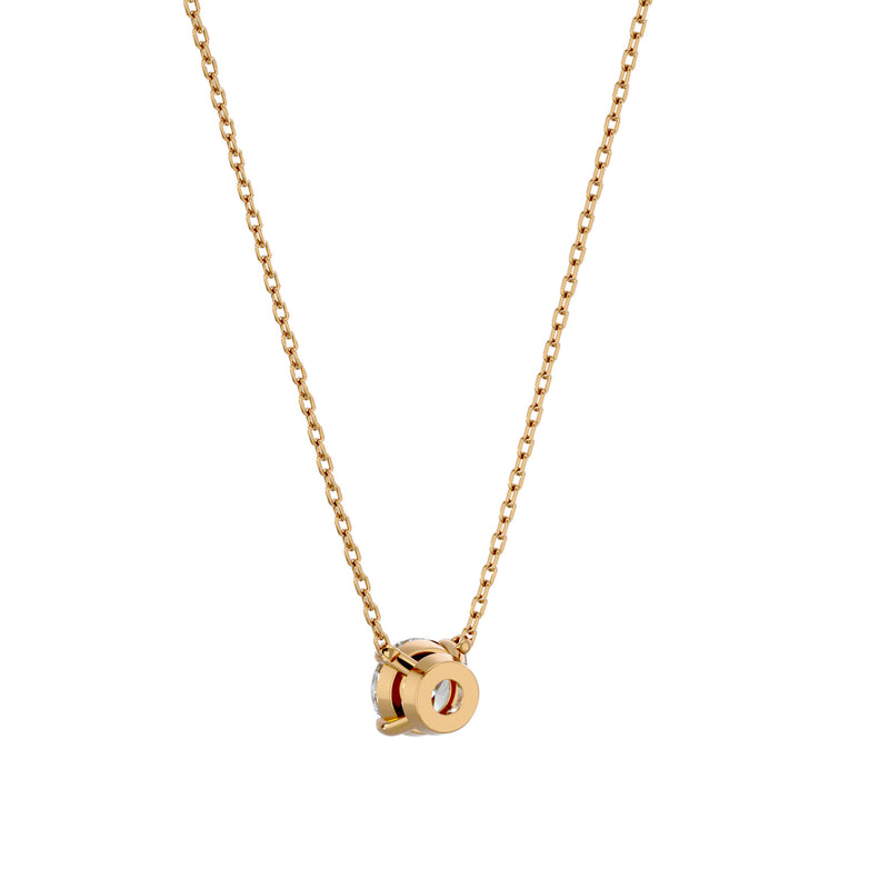 Women's Round Diamond Pendant Necklace Jewelry (1.0 Ct.) 
