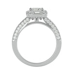 Antique Diamond Halo Engagement Ring (0.90 Ct.)