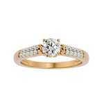 Unique Diamond Engagement Ring (0.50 Ct.)